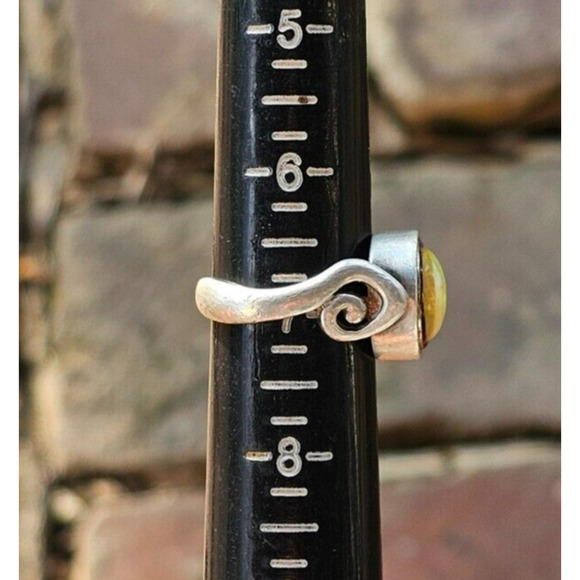 Vtg Kameleon Sterling Silver Onyx Ring 2 Interchangeable Snaps Case Tool Size 7 - Picture 12 of 12